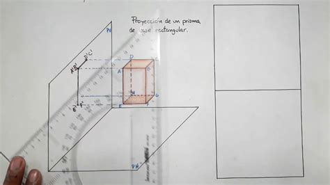 Proyeccion Ortogonal De Un Prisma Rectangular Youtube