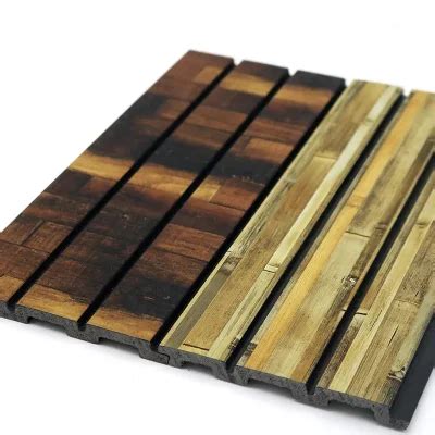 Factory Waterproof Multi Color Ps Wooden Wall Panel Charcoal Sheet