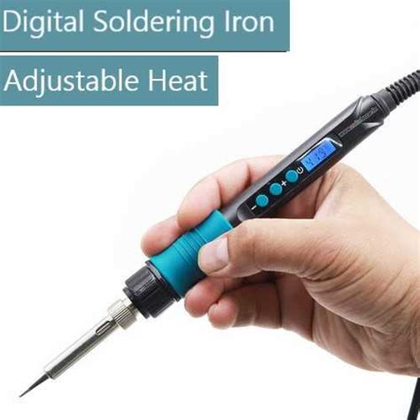 Jual Solder Listrik Digital Adjustable Temperature Soldering Iron 100W