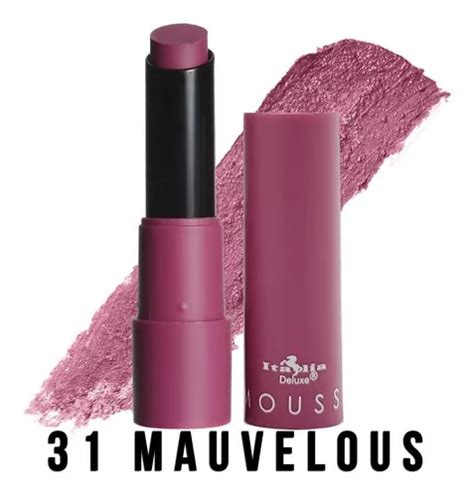 Labial Mousse Mate Italia Deluxe Tono Mauvelous Mercadolibre