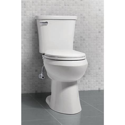 Glacier Bay Power Flush 2 Piece 128 Gpf Single Flush Elongated Toilet