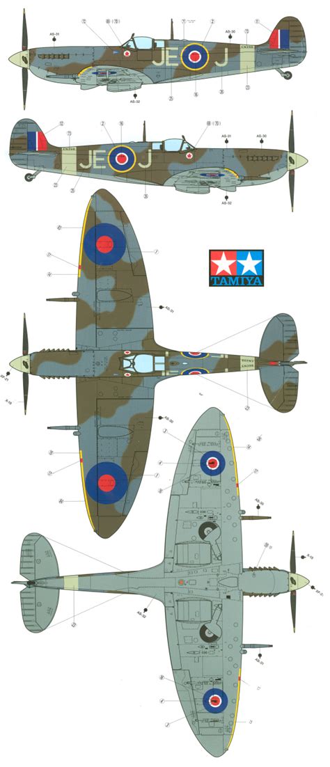 Here Is Our Supermarine Spitfire Mk Ix Raf Camouflage Color Profile And Paint Guide Aircraft