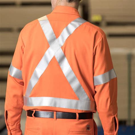 High Vis Flame Resistant Work Shirt Premium Uniforms