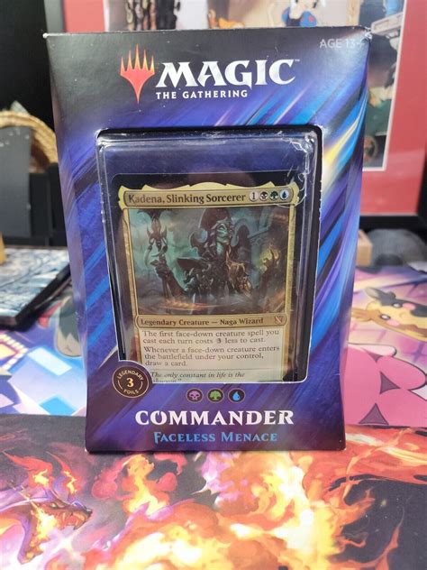 Magic The Gathering Commander Faceless Menace Deck Damaged Box