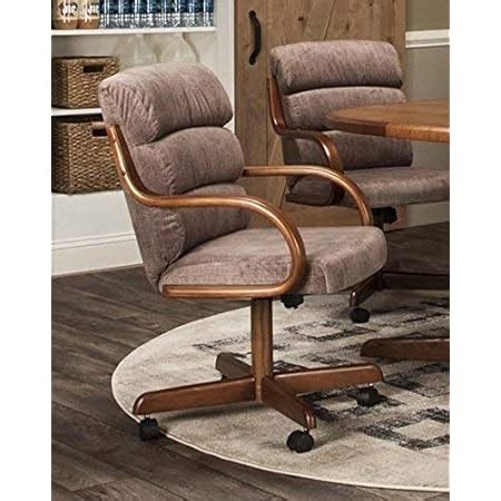 Amazon Caster Chair Company Casual Rolling Caster Dining Chair