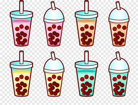 Bubble Tea Milk Drink Pearl Milk Tea Food Tea Vector Png Pngegg