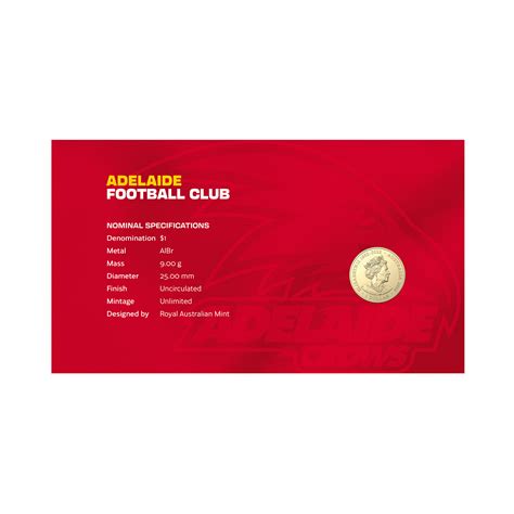 Afl Adelaide Postal Numismatic Cover Pnc Postal Numismatic Covers