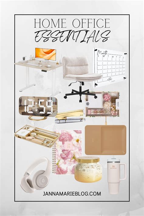 The Ultimate List of Home Office Essentials - Janna Marie