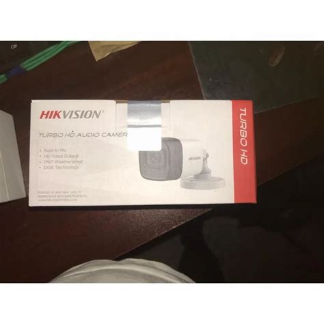 hikvision turbo hd audio camera  outdoor   piece