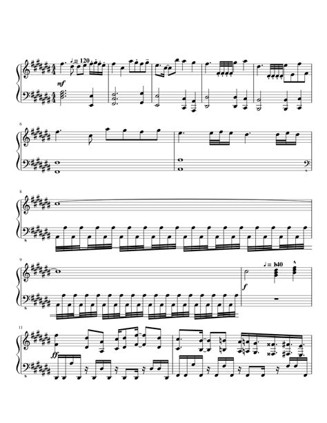 Interstellar Retribution Sheet music for Piano (Solo) | Musescore.com