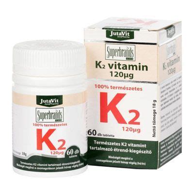 JUTAVIT K2 Vitamin 120 Mcg Tabletta 60db