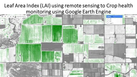 Leaf Area Index LAI Using Remote Sensing To Crop Health Monitoring