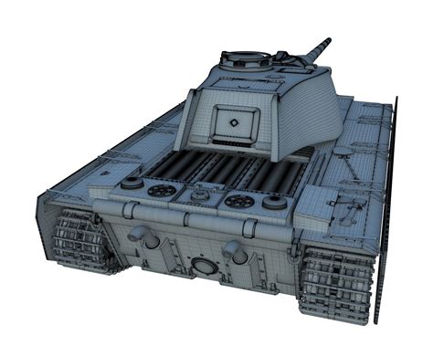 3d Model German Tank E79 Panther Iii Vr Ar Low Poly Cgtrader