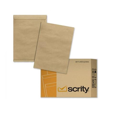 Envelope Saco Kraft 229mm X 324mm 100 Envelopes Scrity Envelope