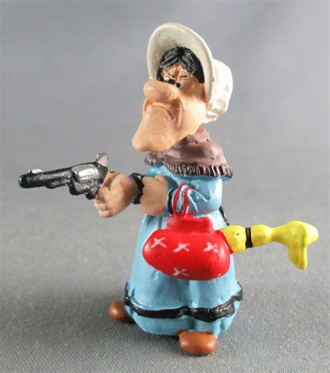 Lucky Luke Figurine PVC Plastoy Ma Dalton Avec Colt