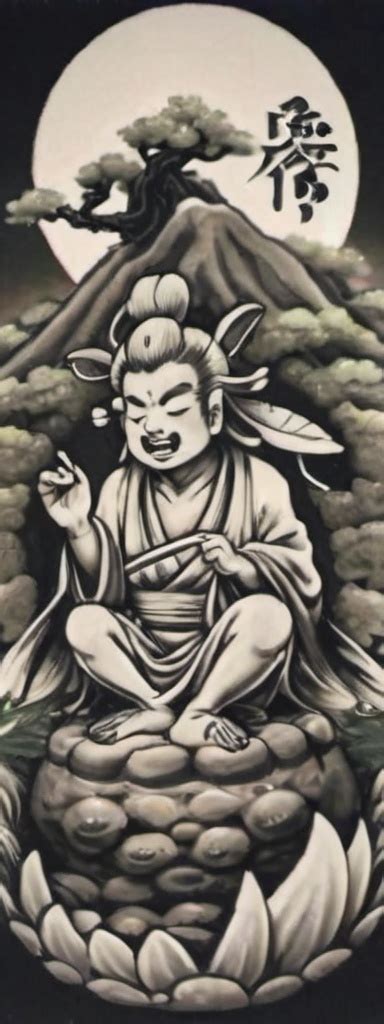 Japanese Mythology Getting High Off Weed