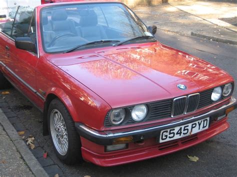 1989 Bmw 3 Series Red Manual 5 Speed Right Hand Drive In London United Kingdom For Sale