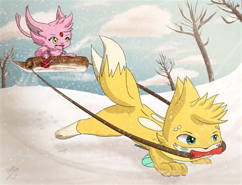 Buizel Powered Sleigh by Skaterblog on DeviantArt