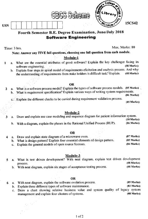 Visvesvaraya Technological University B E Computer Science Cbcs