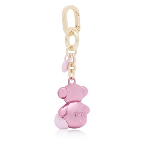 Różowy metalowy breloczek Bold Bear | TOUS
