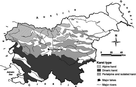 Karst Regions In Slovenia Generalized After Gams 2003 All With