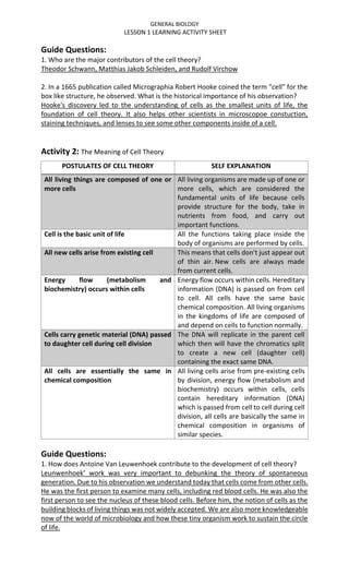 GEN BIO LAS 1 TONI JEAN MANABAT Pdf