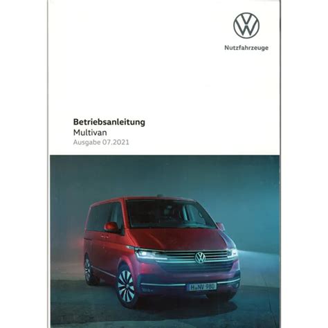 Vw T6 Multivan Bis 2021 Betriebsanleitung Bordbuch Deutsch