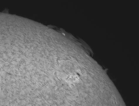 Full Disk And Closeup Of AR3038 And The NW Prom 6 24 2022 Solar