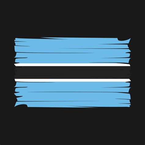 Botswana Flag Vector 20166869 Vector Art at Vecteezy