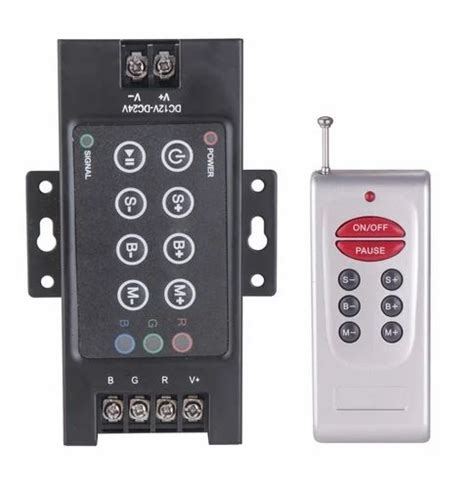 key rgb led light control rf wireless remote   ac  piece