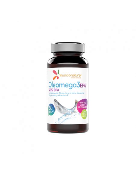 Oleomega 3 EPA 46 TG 30 Perlas Mundonatural