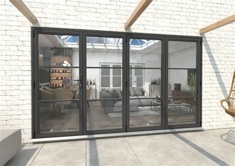 Part Q Mm Grey Heritage Aluminium Bifold Doors Left Right At