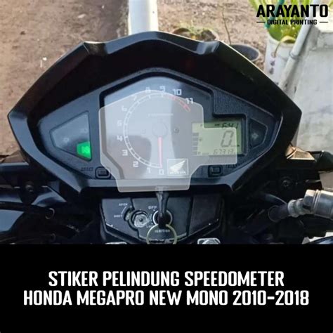 Jual Stiker Pelindung Speedometer Honda Megapro New Mono