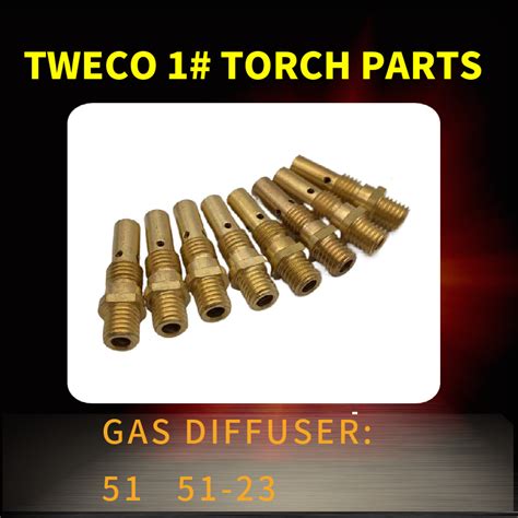 Tonyweld Tweco 1 MIG Mag Welding Torch Gas Diffuser 51 China Welding