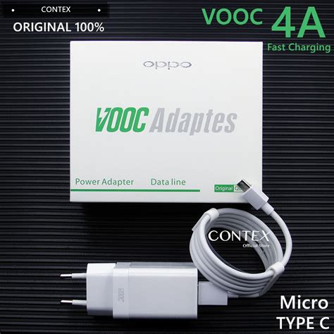 Jual Charger OPPO VOOC ORIGINAL 100 4A Fast Charging Adapter Kabel