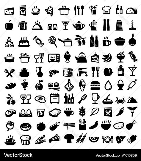 Kitchen and food icon Royalty Free Vector Image