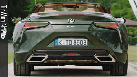 2021 Lexus Lc 500 Cabriolet Nori Green Driving Interior Exterior