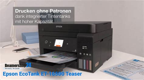 Epson EcoTank ET 4750 Teaser YouTube