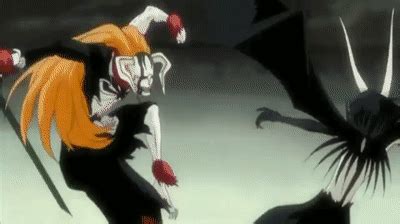 ichigo  ulquiorra gif  anime bleach gif