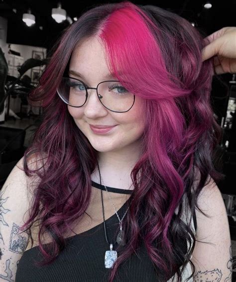 Pink And Black Hair Inspiration