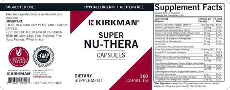 Kirkman Super Nu Thera Hypoallergenic