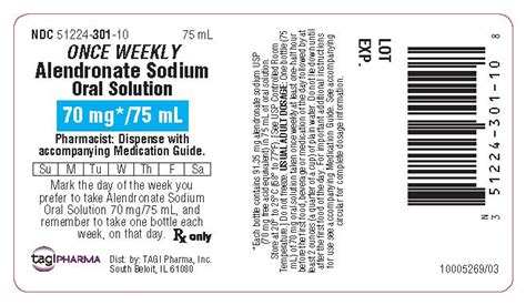 Alendronate Oral Solution Fda Prescribing Information Side Effects