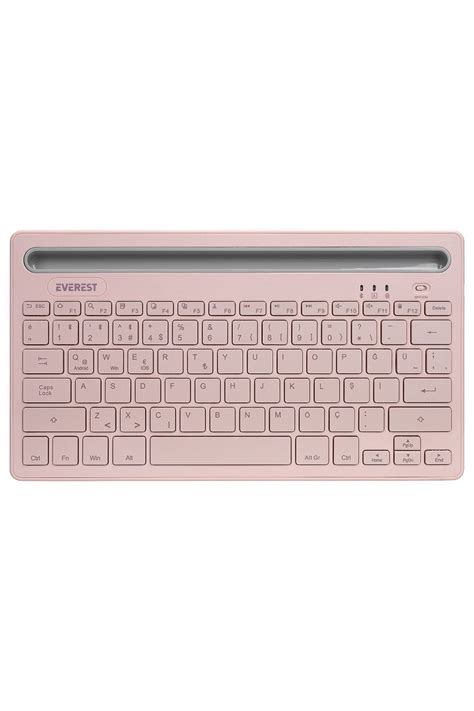 Everest Kb Bt Pembe Bluetooth Ultra Ince Arjl Mac Win Android Os