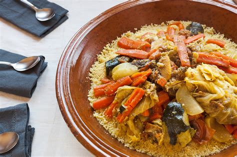 Vegetable Couscous Moroccan Vegetable Couscous With Tfaya