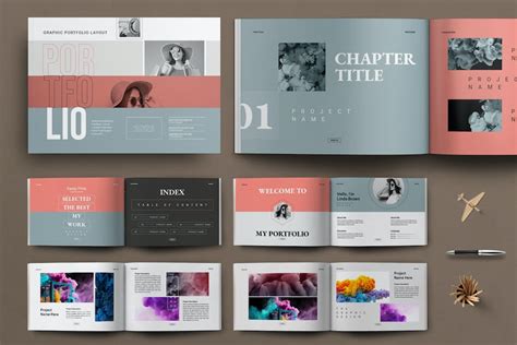 Portfolio Design Template, Print Templates ft. portfolio & photo ...