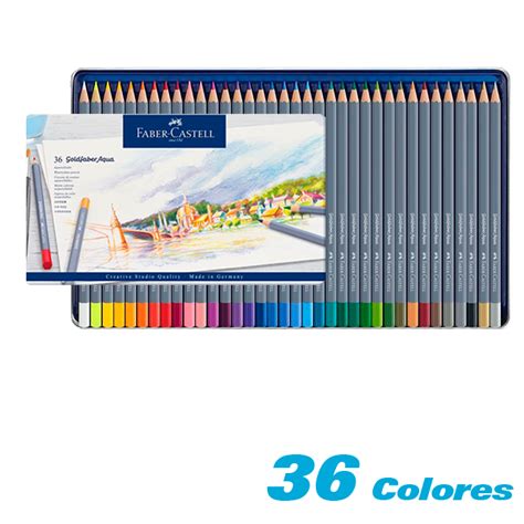 Lápices de colores acuarelables Goldfaber con 36 unidades