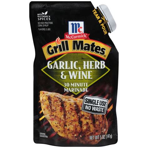 Mccormick® Grill Mates® Garlic Herb And Wine 30 Minute Marinade 5 Oz