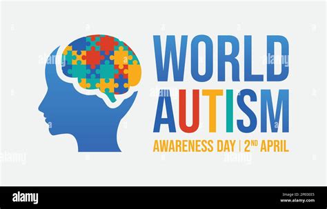 World Autism Awareness Day World Autism Awareness Day Concept Vector