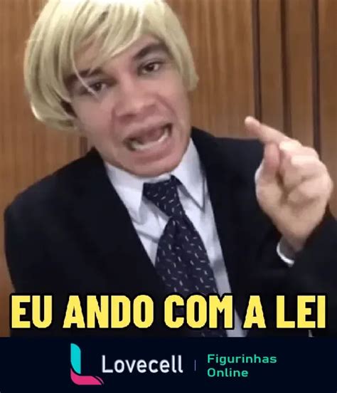 Figurinha Memes Advogado Paloma Eu Ando A Lei Para WhatsApp