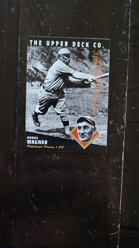 1994 UPPER DECK ALL TIME HEROES 125TH ANNIVERSARY HONUS WAGNER EBay